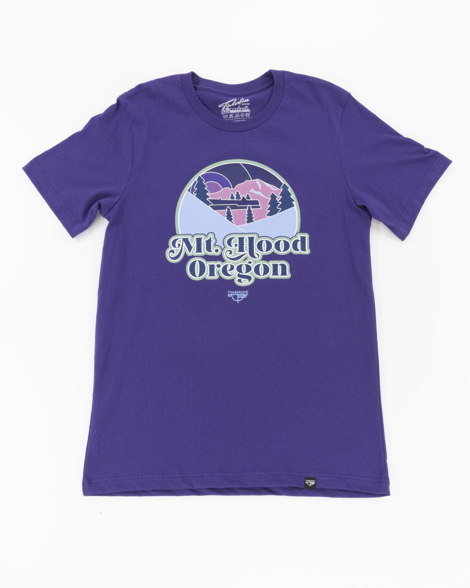 Alpenglow Adult Short Sleeve Purple T-Shirt
