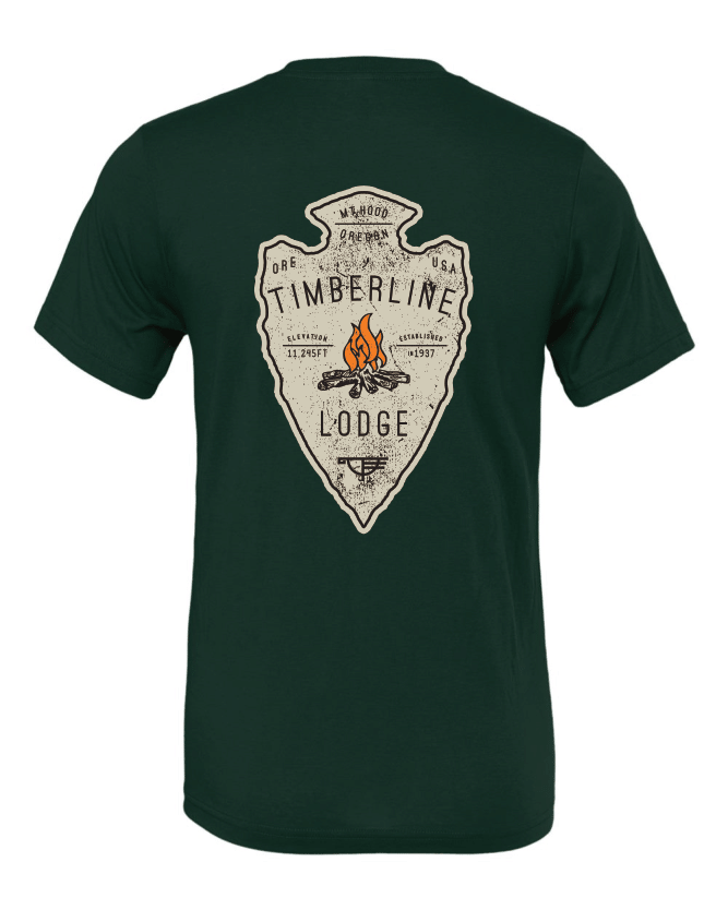 Arrowhead Fire Adult Short Sleeve T-Shirt - Green