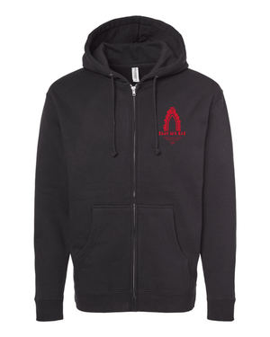 Blue Ox Hooded Zip Up Sweatshirt