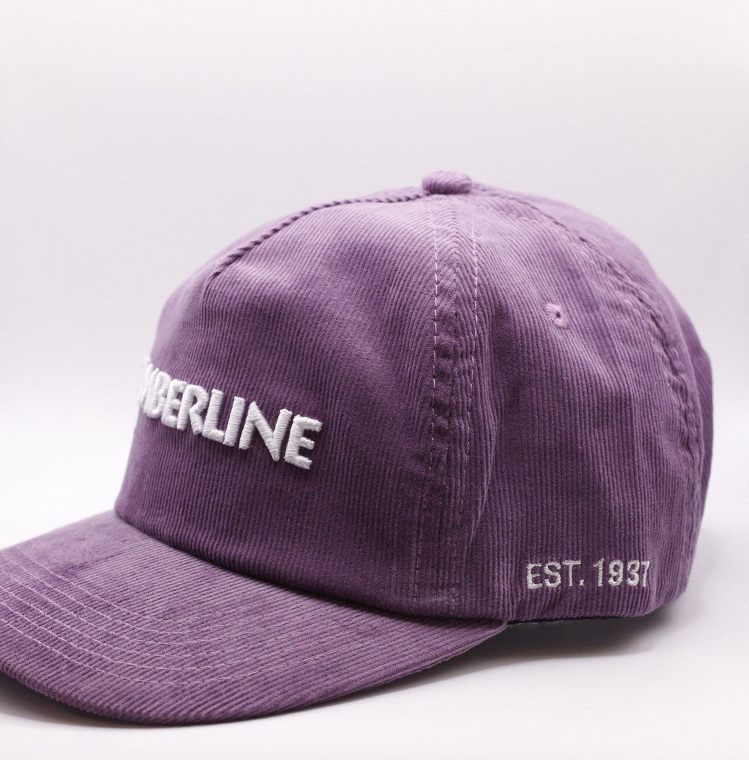 Corduroy Vintage Snapback — Mauve