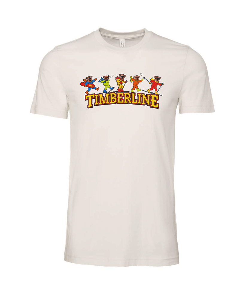Limited Edition Timberline Tribute Bears Short Sleeve Tee Shirt - White