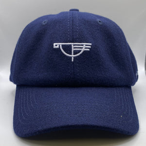 Hat - Cream & Sugar Collection - Wool 6 Panel Dad Hat - Navy