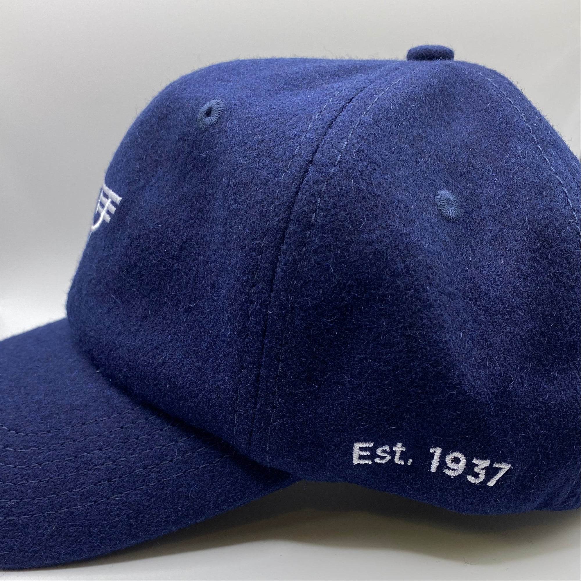 Hat - Cream & Sugar Collection - Wool 6 Panel Dad Hat - Navy