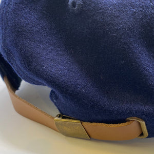 Hat - Cream & Sugar Collection - Wool 6 Panel Dad Hat - Navy
