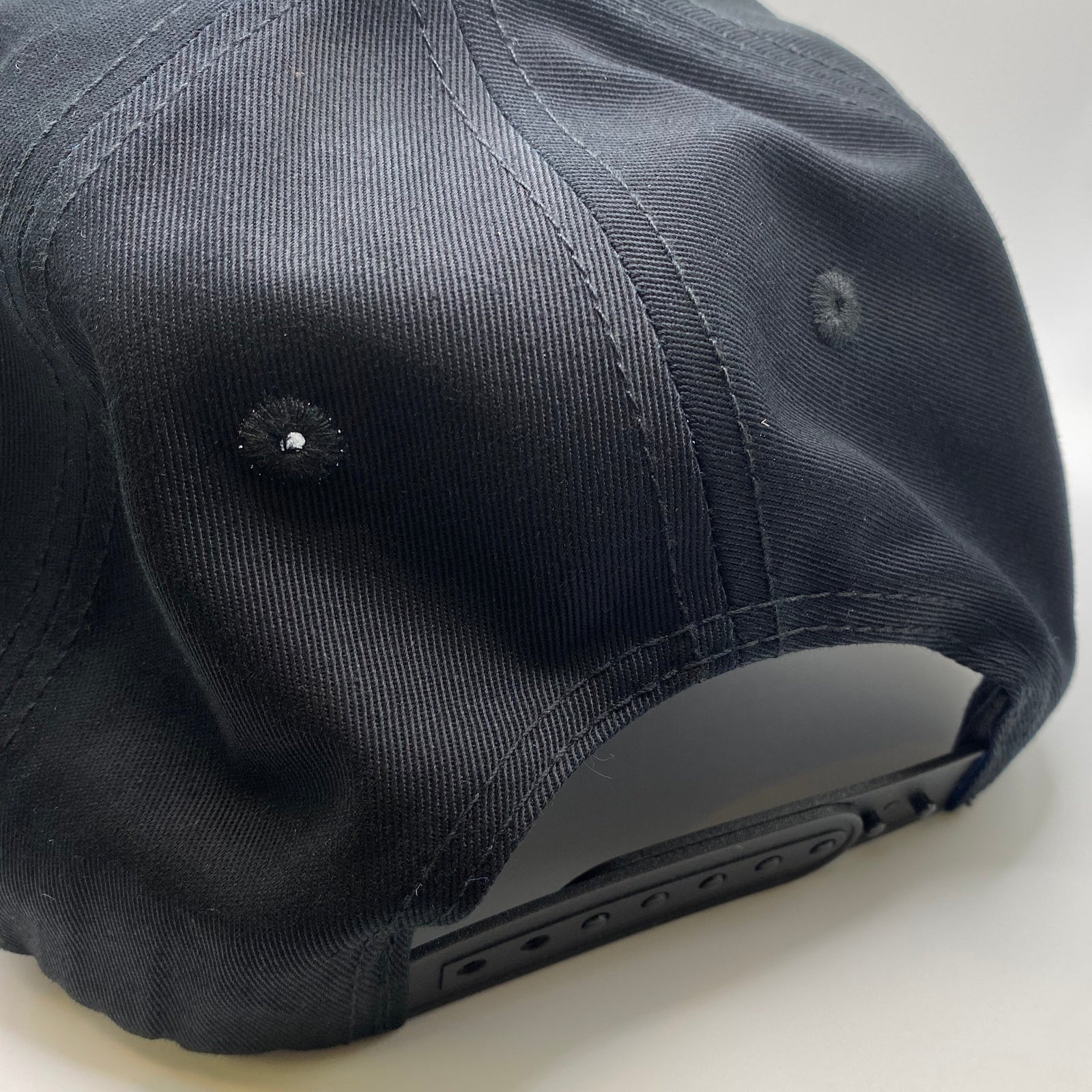 Hat - Cream & Sugar Collection - Station Twill Rope 5 Panel Snapback - Black