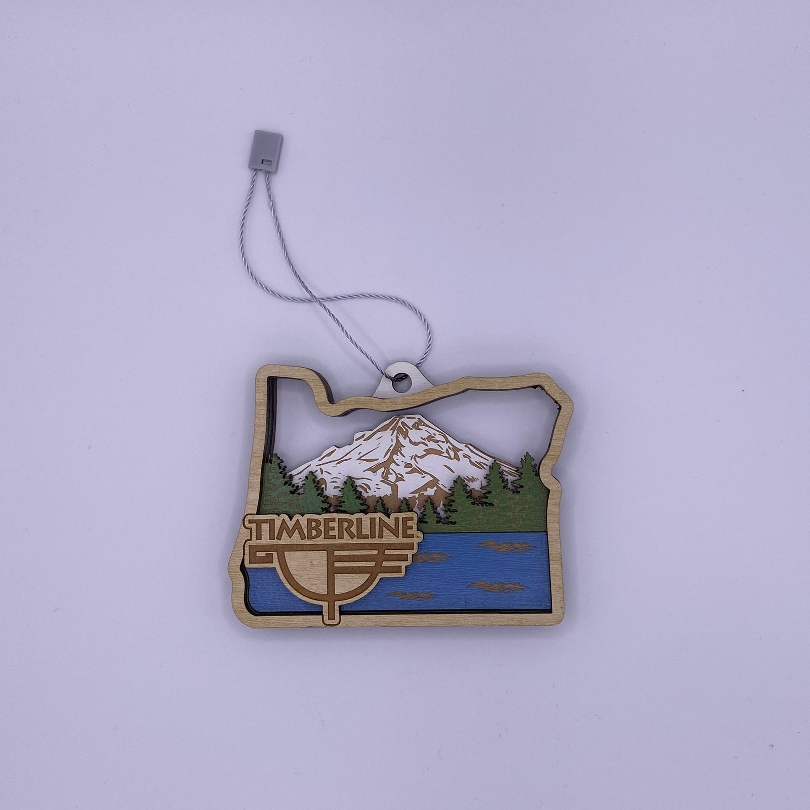 Oregon Outline Wood Carved Ornament