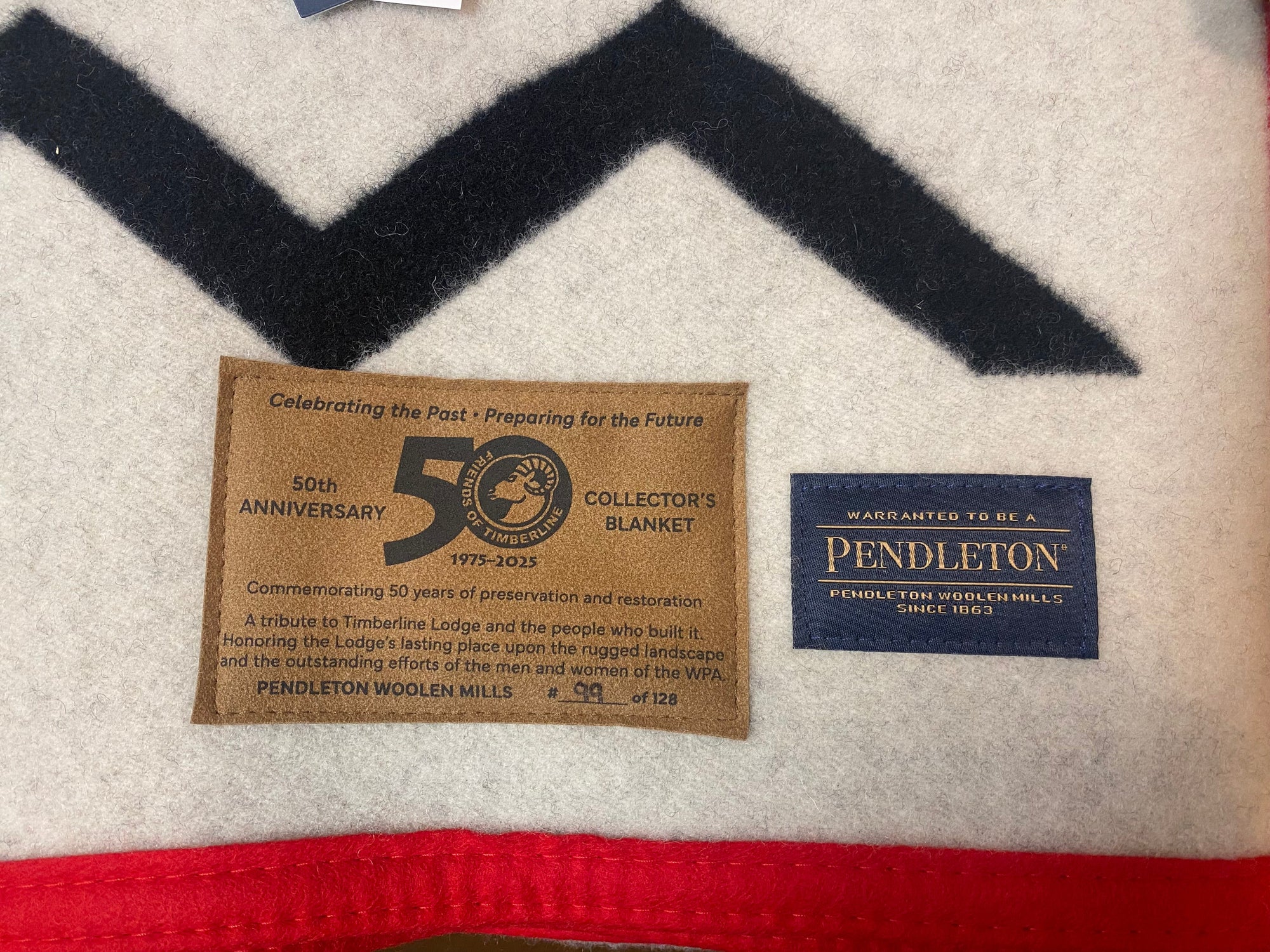 Timberline Lodge Blanket by Pendleton Woolen Mills - Timberline