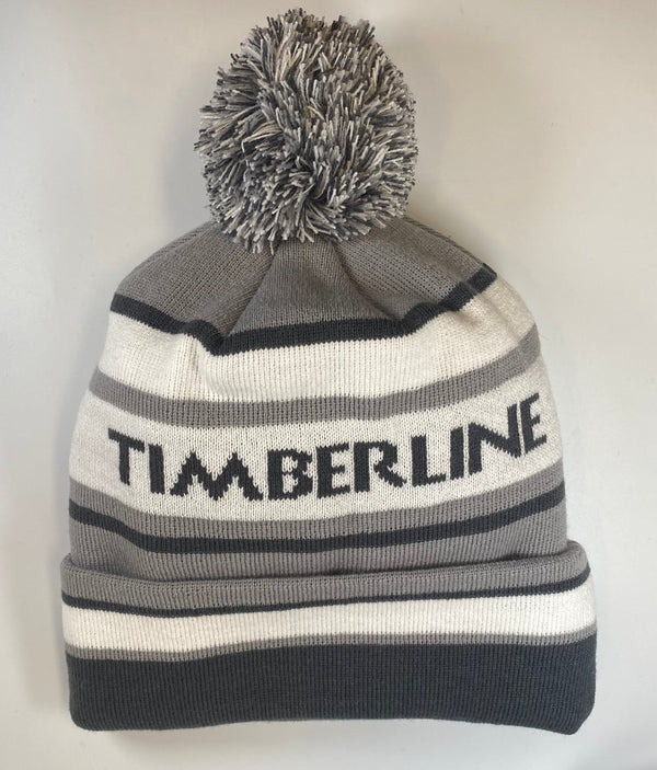 Beanie Timberline Grey Pom Timberline Lodge Online Store