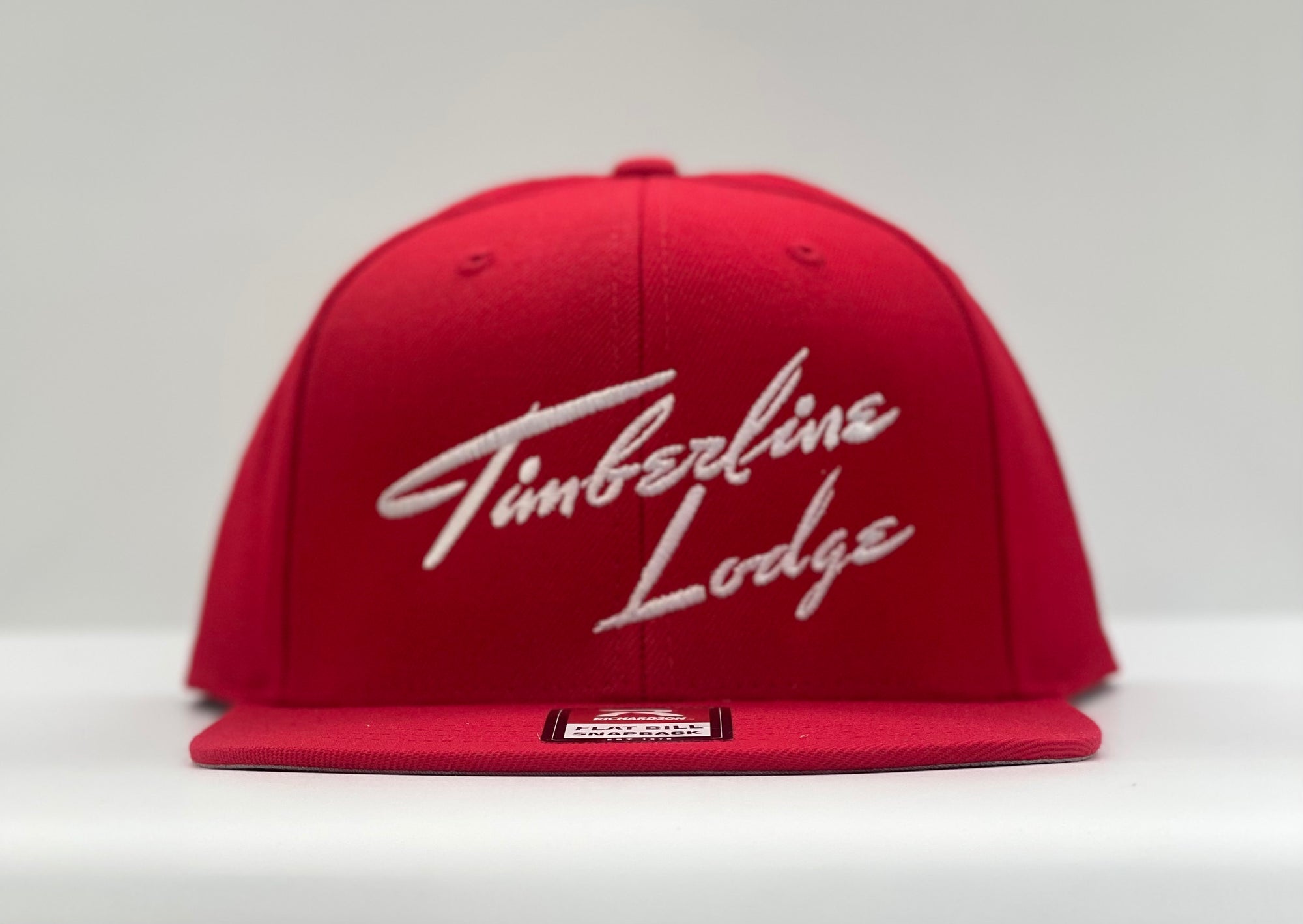 Hat - Iconic Text Flat Bill - Red