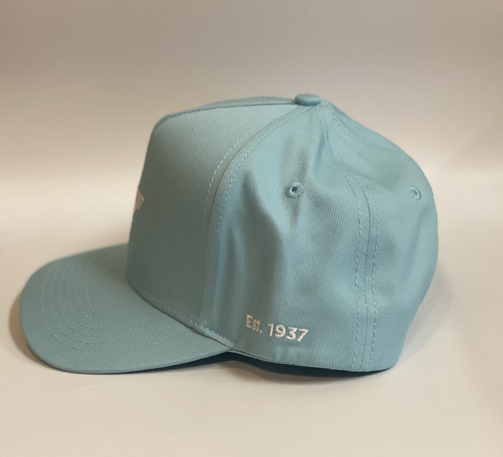 Hat - Snowgoose Collection - 5 Panel Twill Snapback - Light Blue