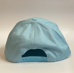 Hat - Snowgoose Collection - 5 Panel Twill Snapback - Light Blue