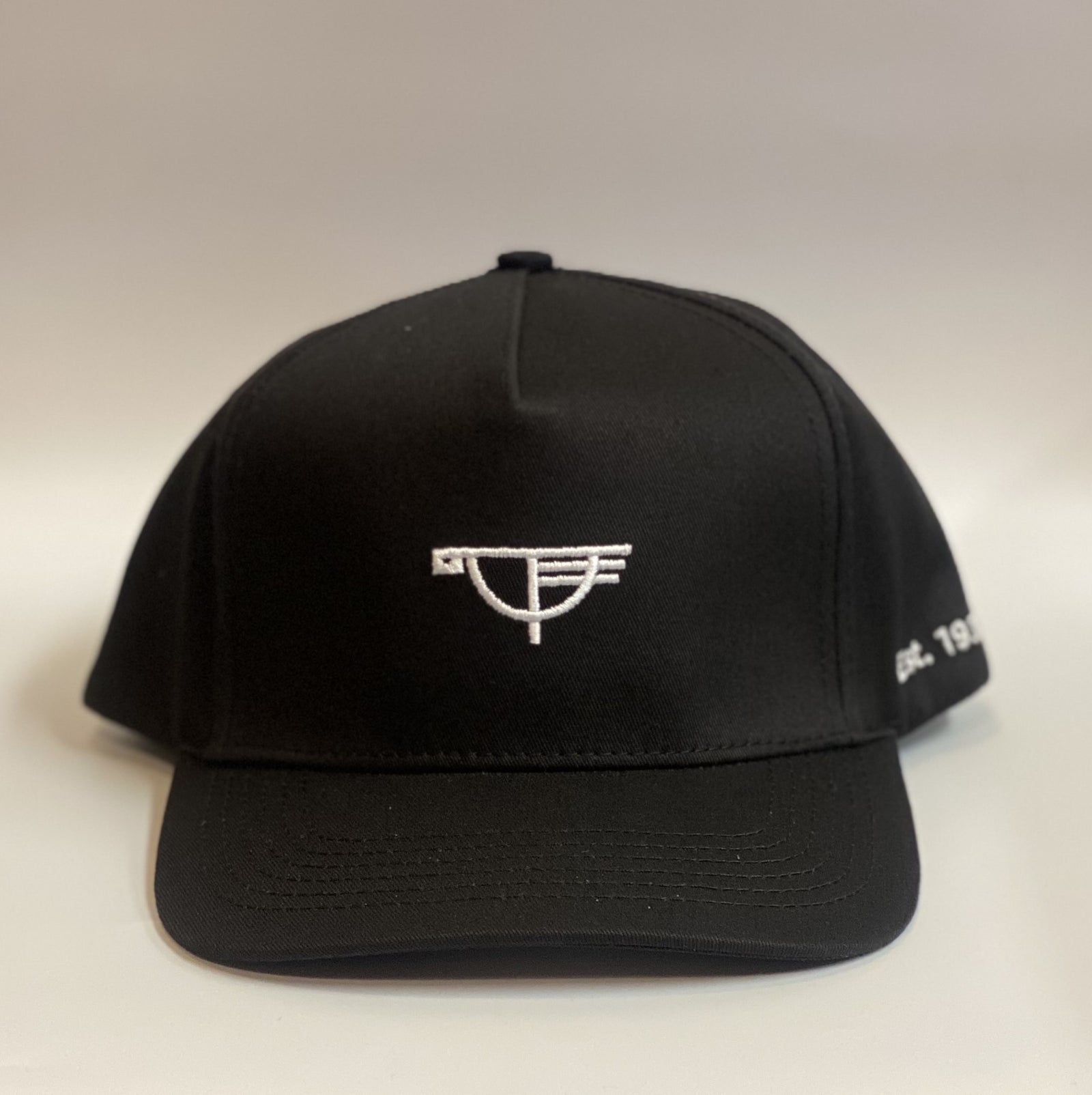 Hat - Snowgoose Collection - 5 Panel Twill Snapback - Black