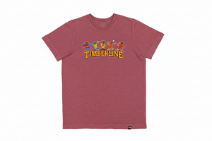 Timberline Beholden Bears Short Sleeve Kids Tee Shirt - Red