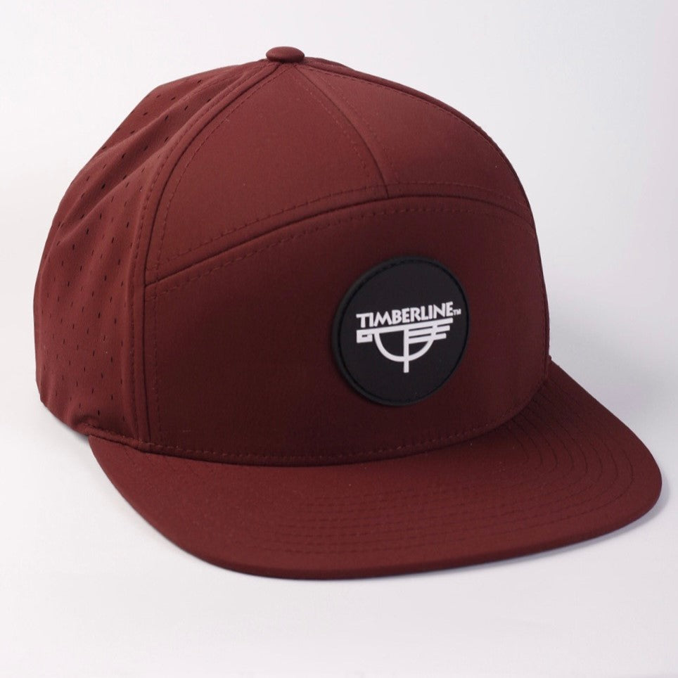 Hat - Snowgoose - 7 Panel - Maroon