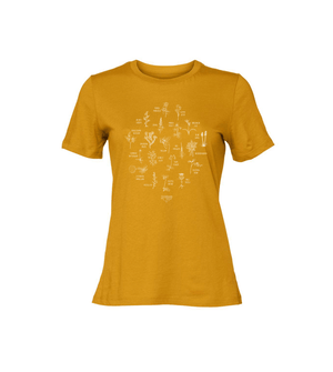 Northwest Flowers Women's Cut T-Shirt - Yellow