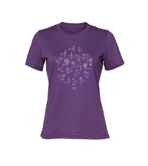 Northwest Flowers Women's Cut T-Shirt - Royal Purple