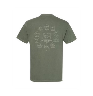 Northwest Mountains Tee - Moss