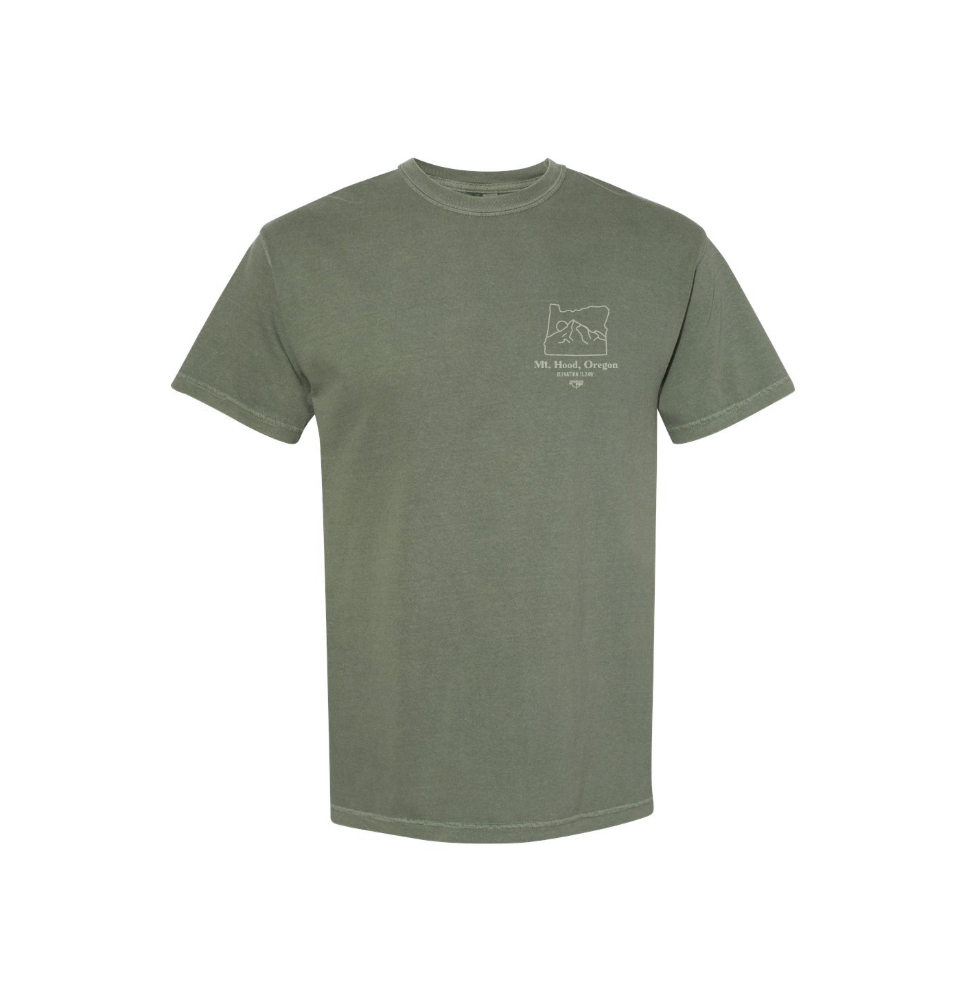Northwest Mountains Tee - Moss