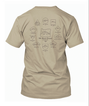Northwest Mountains T-Shirt - Khaki