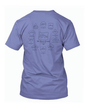 Northwest Mountains T-Shirt - Periwinkle