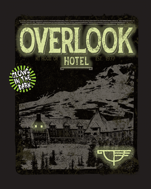 Glow in the Dark Overlook Hotel Adult Zip-up Sweatshirt