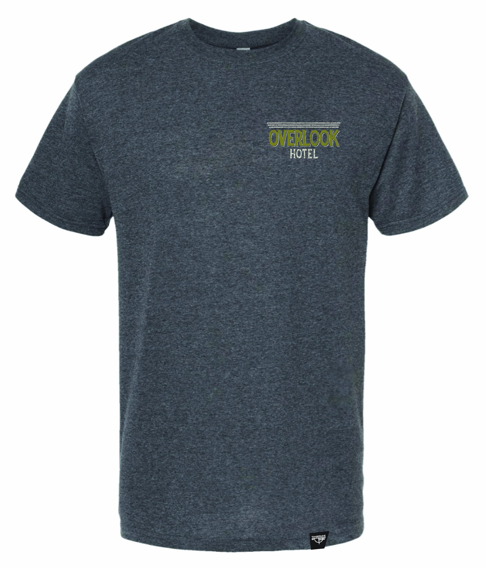 Overlook Tee — Charcoal Heather, back