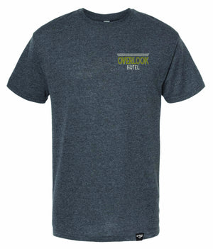 Overlook Tee — Charcoal Heather, front