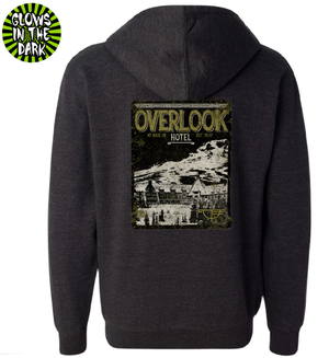 Glow in the Dark Overlook Hotel Adult Zip-up Sweatshirt