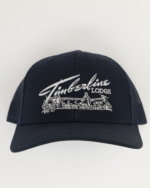 Hat - Iconic Cap - Navy Blue - Timberline Lodge Online Store