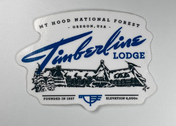 Iconic Lodge Logo Sticker - Timberline Lodge Online Store