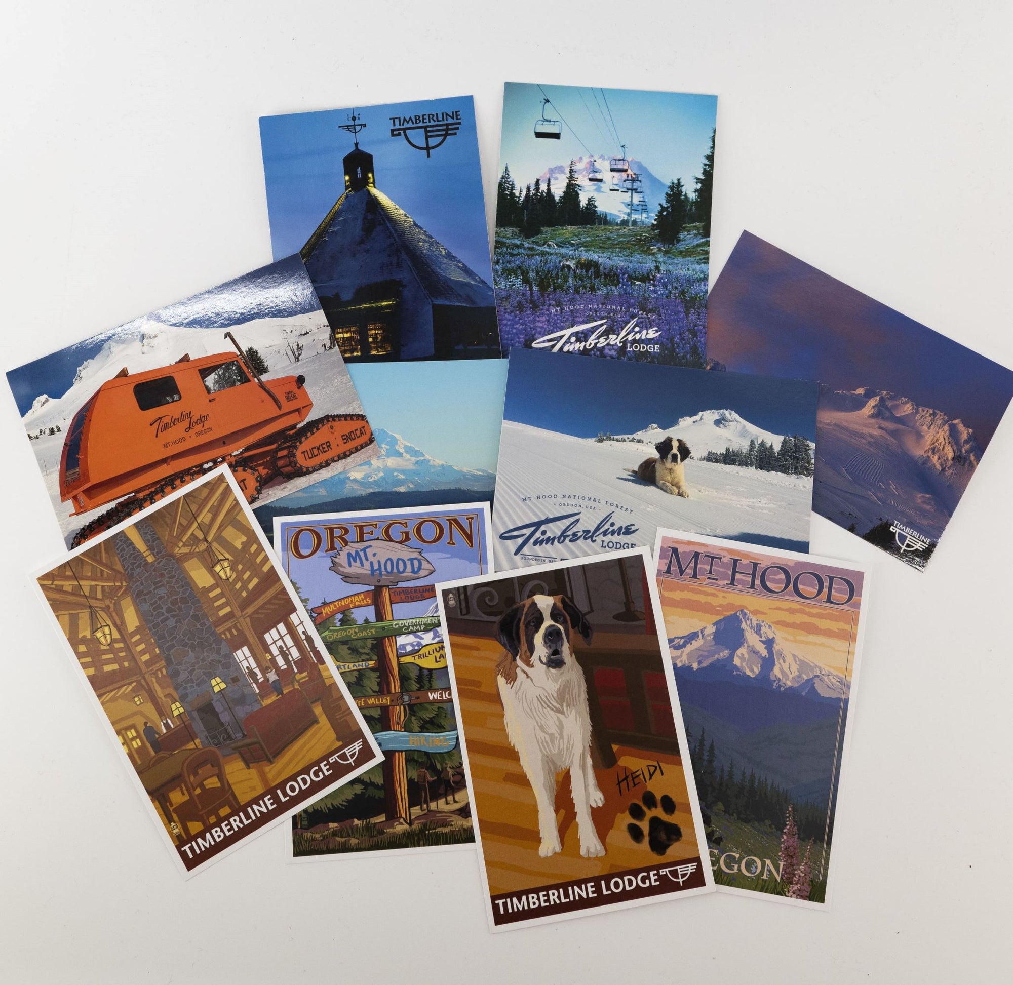 5 Pack of Timberline Postcards
